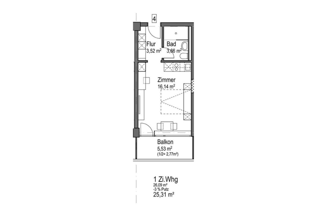 Appartement Huber Living Basic 106 à Germering Extérieur photo